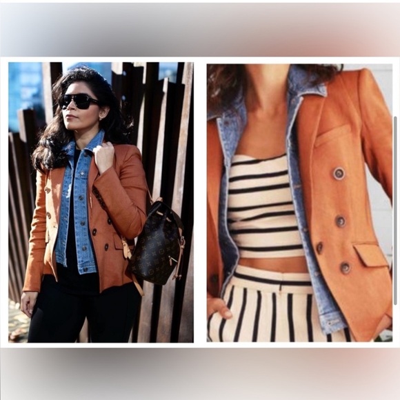 VERONICA BEARD | Diego Dickey Jacket Blazer
Fall Terracotta Orange Rust Size 2 - Picture 3 of 9